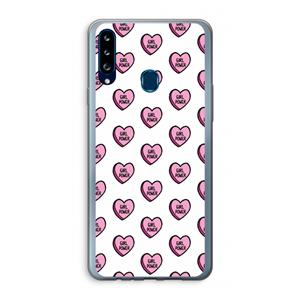 CaseCompany GIRL POWER: Samsung Galaxy A20s Transparant Hoesje