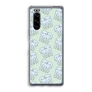 CaseCompany Octopussen: Sony Xperia 5 Transparant Hoesje