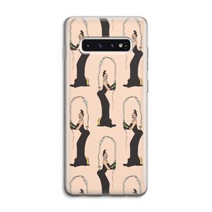 CaseCompany Pop Some Kim: Samsung Galaxy S10 4G Transparant Hoesje