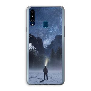 CaseCompany Wanderlust: Samsung Galaxy A20s Transparant Hoesje