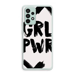 CaseCompany Girl Power #2: Samsung Galaxy A52s 5G Transparant Hoesje