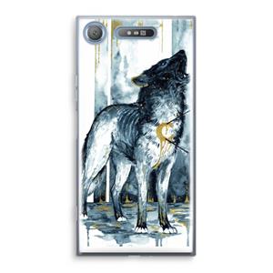 CaseCompany Bleeding Soul: Sony Xperia XZ1 Transparant Hoesje