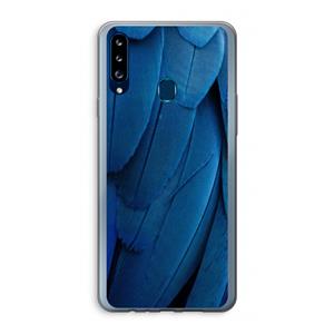CaseCompany Pauw: Samsung Galaxy A20s Transparant Hoesje