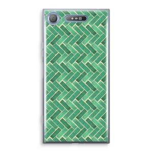 CaseCompany Moroccan tiles 2: Sony Xperia XZ1 Transparant Hoesje