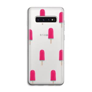 CaseCompany Waterijsje: Samsung Galaxy S10 4G Transparant Hoesje