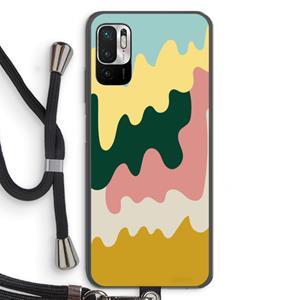 CaseCompany Baar B: Xiaomi Redmi Note 10 5G Transparant Hoesje met koord