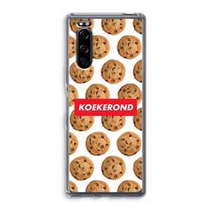 CaseCompany Koekerond: Sony Xperia 5 Transparant Hoesje