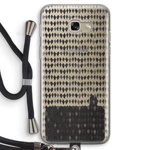 CaseCompany Crazy shapes: Samsung Galaxy A5 (2017) Transparant Hoesje met koord