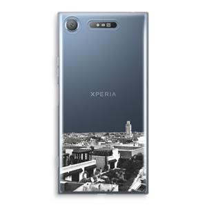 CaseCompany Marrakech Skyline : Sony Xperia XZ1 Transparant Hoesje
