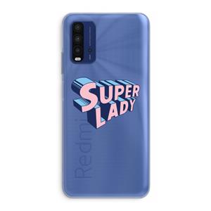 CaseCompany Superlady: Xiaomi Redmi 9T Transparant Hoesje