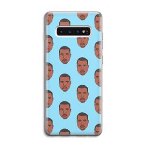 CaseCompany Kanye Call Me℃: Samsung Galaxy S10 4G Transparant Hoesje