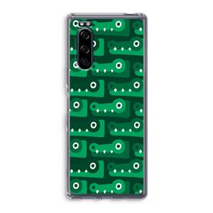 CaseCompany Crocs: Sony Xperia 5 Transparant Hoesje