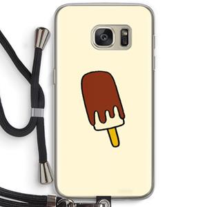 CaseCompany Frisco: Samsung Galaxy S7 Transparant Hoesje met koord