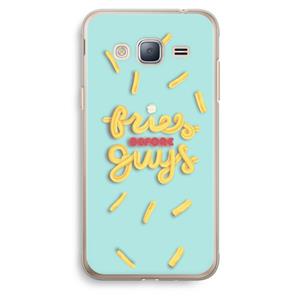 CaseCompany Always fries: Samsung Galaxy J3 (2016) Transparant Hoesje