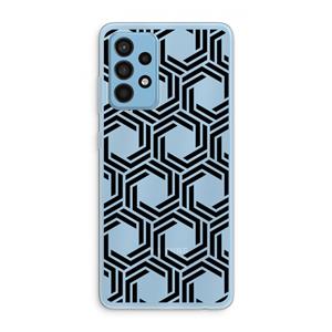 CaseCompany Geometrisch patroon: Samsung Galaxy A52 Transparant Hoesje