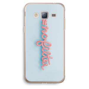 CaseCompany nofilter: Samsung Galaxy J3 (2016) Transparant Hoesje