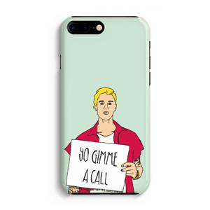 CaseCompany Gimme a call: iPhone 8 Plus Volledig Geprint Hoesje