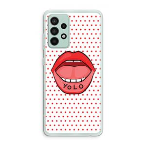 CaseCompany Yolo Denise: Samsung Galaxy A52s 5G Transparant Hoesje