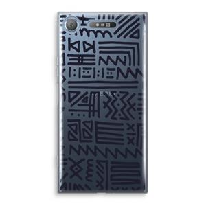 CaseCompany Marrakech print: Sony Xperia XZ1 Transparant Hoesje
