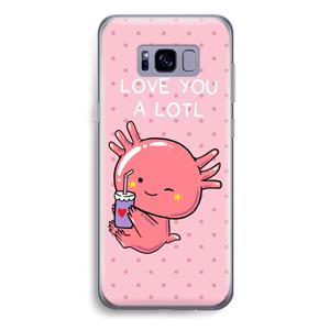 CaseCompany Love You A Lotl: Samsung Galaxy S8 Plus Transparant Hoesje