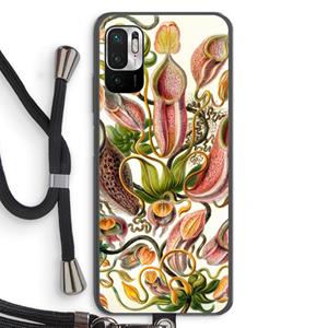 CaseCompany Haeckel Nepenthaceae: Xiaomi Redmi Note 10 5G Transparant Hoesje met koord