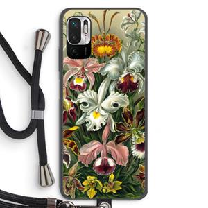 CaseCompany Haeckel Orchidae: Xiaomi Redmi Note 10 5G Transparant Hoesje met koord