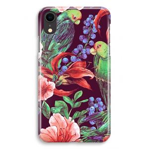 CaseCompany Papegaaien: iPhone XR Volledig Geprint Hoesje
