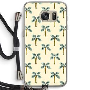 CaseCompany Paradise: Samsung Galaxy S7 Transparant Hoesje met koord
