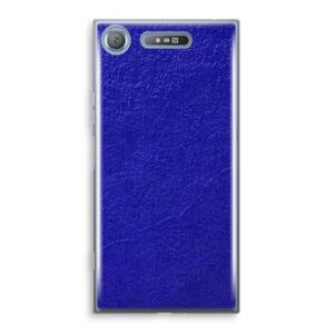 CaseCompany Majorelle Blue: Sony Xperia XZ1 Transparant Hoesje