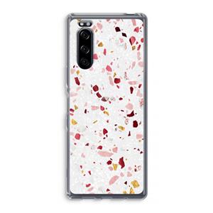 CaseCompany Terrazzo N°9: Sony Xperia 5 Transparant Hoesje