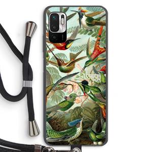 CaseCompany Haeckel Trochilidae: Xiaomi Redmi Note 10 5G Transparant Hoesje met koord