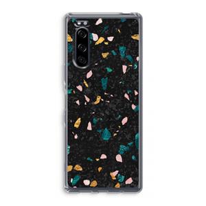 CaseCompany Terrazzo N°10: Sony Xperia 5 Transparant Hoesje
