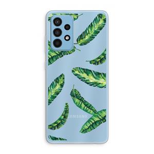 CaseCompany Lange bladeren: Samsung Galaxy A52 Transparant Hoesje