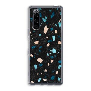CaseCompany Terrazzo N°11: Sony Xperia 5 Transparant Hoesje