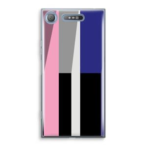 CaseCompany Gestalte 4: Sony Xperia XZ1 Transparant Hoesje