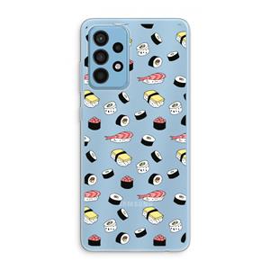CaseCompany Sushi time: Samsung Galaxy A52 Transparant Hoesje