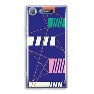 CaseCompany Gestalte 5: Sony Xperia XZ1 Transparant Hoesje