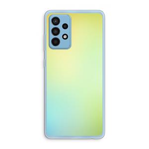 CaseCompany Minty mist pastel: Samsung Galaxy A52 Transparant Hoesje