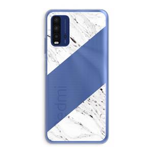 CaseCompany Biggest stripe: Xiaomi Redmi 9T Transparant Hoesje