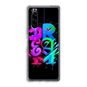 CaseCompany Dream: Sony Xperia 5 Transparant Hoesje