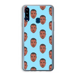 CaseCompany Kanye Call Me℃: Samsung Galaxy A20s Transparant Hoesje