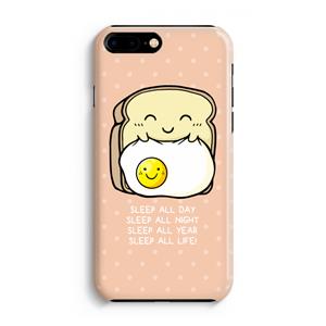 CaseCompany Sleep All Day: iPhone 8 Plus Volledig Geprint Hoesje