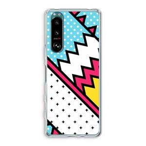 CaseCompany Pop Art #2: Sony Xperia 5 III Transparant Hoesje
