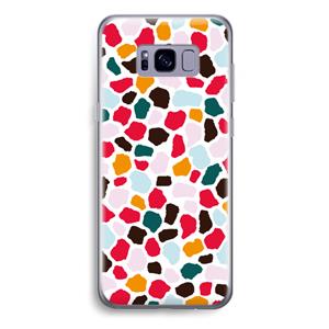 CaseCompany Colored Giraffe: Samsung Galaxy S8 Plus Transparant Hoesje