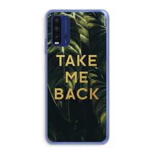 CaseCompany Take me back: Xiaomi Redmi 9T Transparant Hoesje