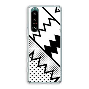 CaseCompany Pop Art #5: Sony Xperia 5 III Transparant Hoesje