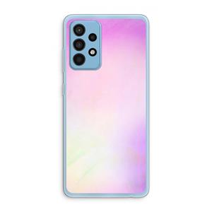 CaseCompany Flow mist pastel: Samsung Galaxy A52 Transparant Hoesje