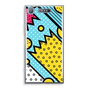 CaseCompany Pop Art #1: Sony Xperia XZ1 Transparant Hoesje