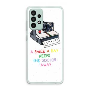 CaseCompany Smile: Samsung Galaxy A52s 5G Transparant Hoesje