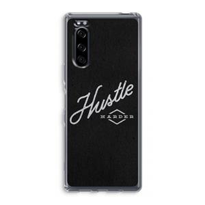 CaseCompany Hustle: Sony Xperia 5 Transparant Hoesje